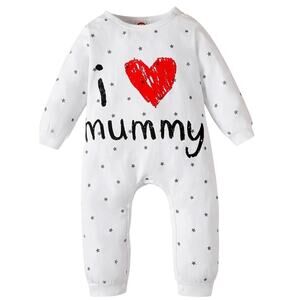 PatPat one piece Sz 9-12m I love mummy Nwt unisex baby clothes